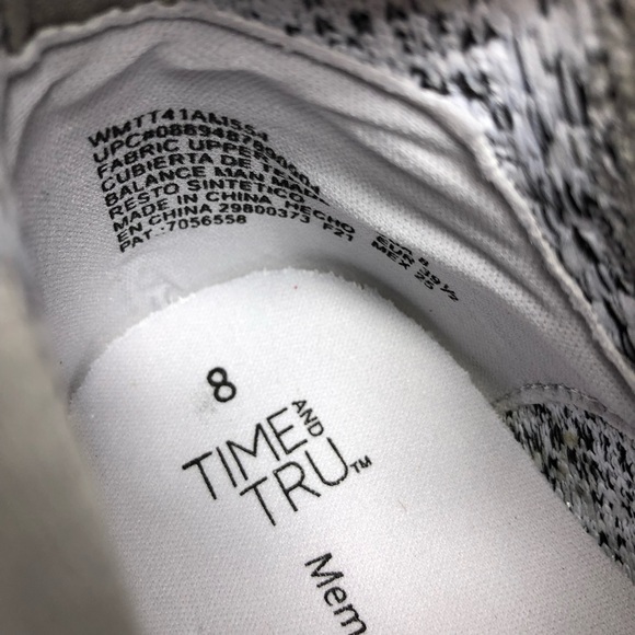 Time and Tru Women's Knit High Top Casual Sneaker Size 8 - Picture 15 of 15
